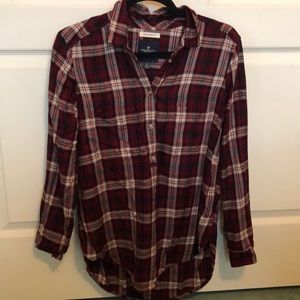 Maroon flannel from American Eagle
